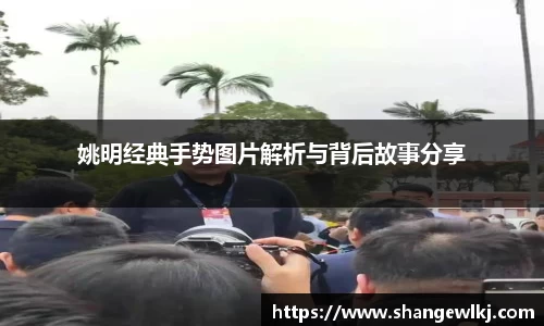 姚明经典手势图片解析与背后故事分享